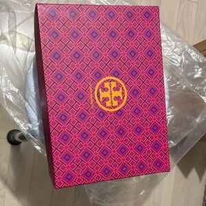 Tory Burch Pink and Orange Geometric Box